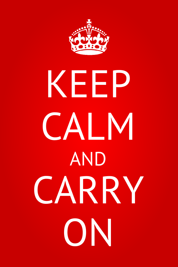 Keep Calm And Carry On red drawing free image download