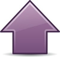 Free Purple Up Arrow Clip Art