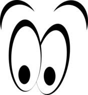 Look Eyes Clip Art N6