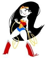 Cute Wonder Woman Clip Art