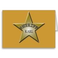 Cowboy Badge Clip Art
