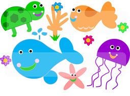 Ocean Sea Animal drawing