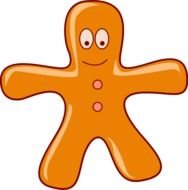 Gingerbread Man Clip Art N69