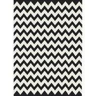 Black And White Zig Zag Rug