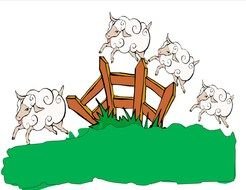 Counting Sheep drawing