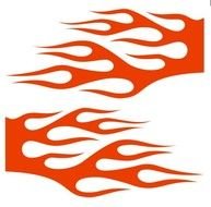 Tribal Flame Graphics N5