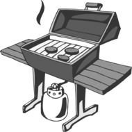 BBQ Grill Clip Art N35