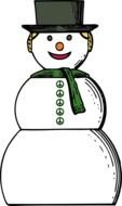 Snow Woman Clip Art N11