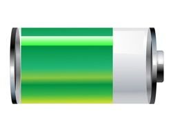 Cell phone battery icon