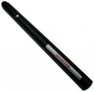 black laser pointer on a white surface