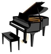 Grand Piano Clip Art N20