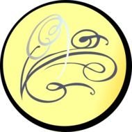 Decorative Swirl Clip Art N24