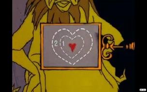abstract Grinchs Heart drawing