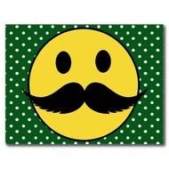 Smiley Face With Mustache N13