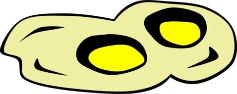 Fried Egg as a graphic illustration