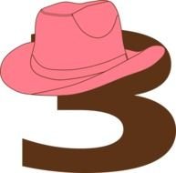 Cowgirl Hat Clip Art N14