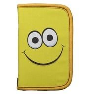 Funny Smiley Face Cartoon Blue Background Round Stickers From Zazzle