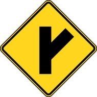 Side Road Sign