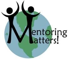 clipart of Mentoring matters logo with globe