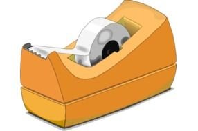 Scotch Adhesive Tape Vector Clip Art