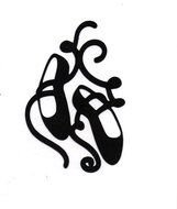 Ballet Shoes Silhouette Clip Art N4