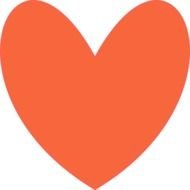 Coral Heart Clip Art N7