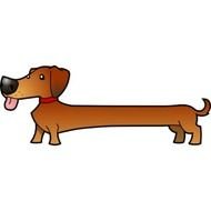 Dachshund Cartoon Clip Art N6
