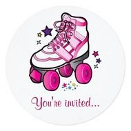 Roller Skating Birthday Party Invitation Templates