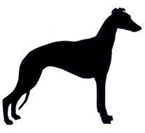 Siberian Husky Silhouette
