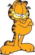 Cartoon Garfield Cat clipart