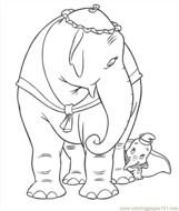 Dumbo Coloring Pages