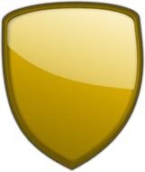 Gold Shield Clip Art N15