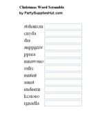 Free Printable Christmas Word Search Puzzles