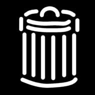 Trash Can Clip Art Black And White N3