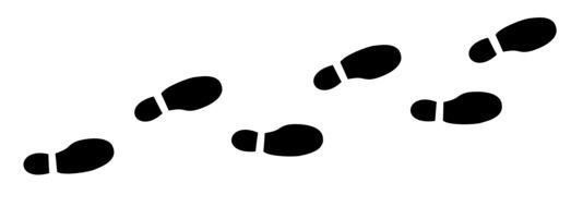 Shoe Print drawing