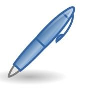 Pen Clipart blue drawing