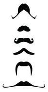 Free Printable Mustache Template drawing