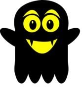Ghost Clip Art Black And White N6