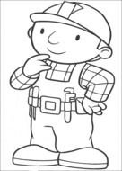 Bob The Builder Coloring Pages drawing