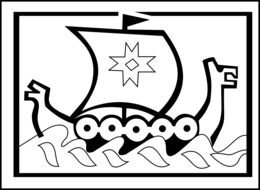 old ship in black and white picture
