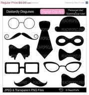 Mustache Bow Tie Clip Art N7