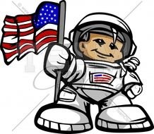 Cartoon Astronaut N9