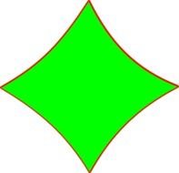 Diamond Card Clip Art N2