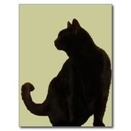 Halloween Black Cat Silhouette N2