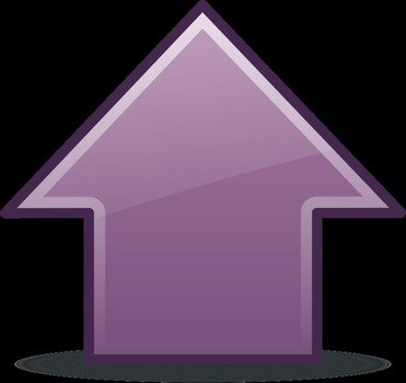 Free Purple Up Arrow Clip Art