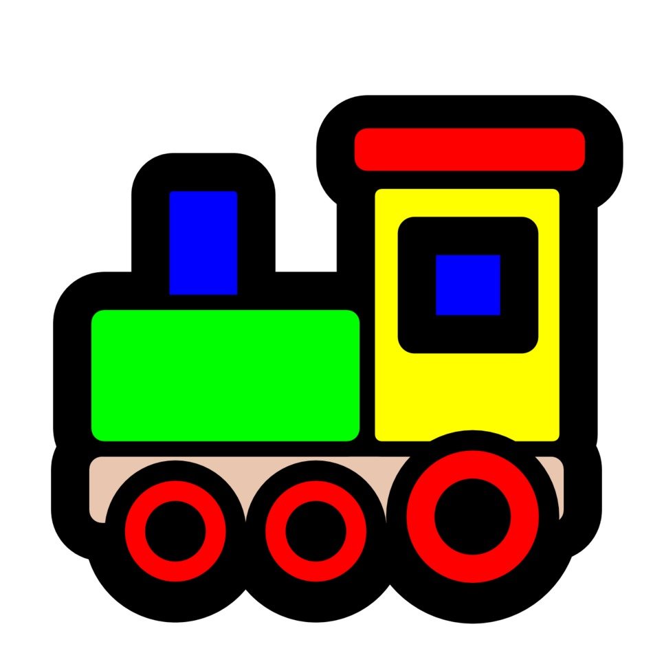 Toy Train Clip Art N42