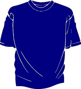 Blue Shirt Clip Art N12