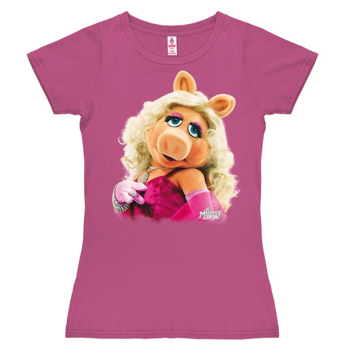 Frauen T Shirt Miss Piggy Muppet Show Portrait