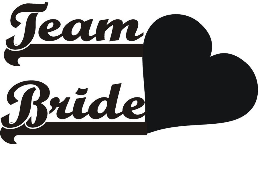 black logo for Team Bride