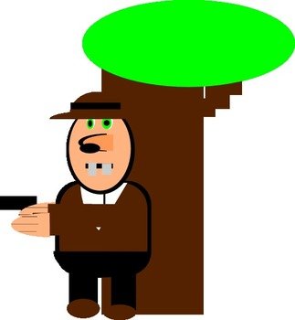 Cartoon Cowboy Clip Art N28